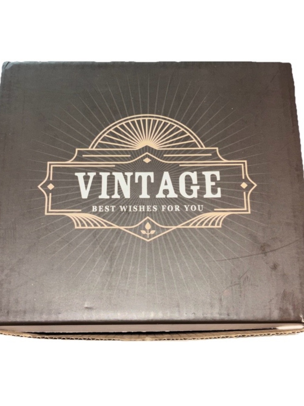 2024- "Vintage Best Wishes for You" For Whiskey Lovers Gift Set whiskey glass
